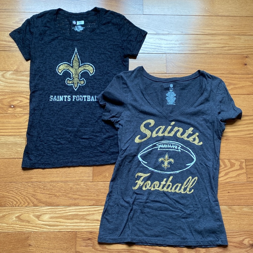 NFL brand Saints Tees (set of 2)
